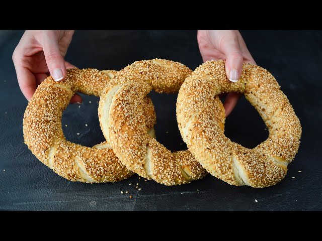 Баранки с кунжутом по турецки