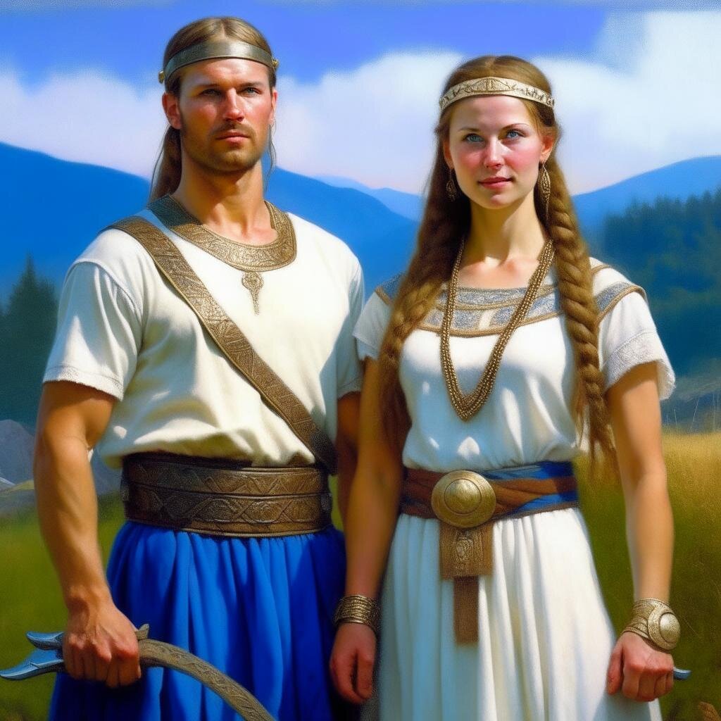 Взгляды древних балтов расфокусированы лишь потому, что в бронзовом веке еще не существовало качественных фотоаппаратов.