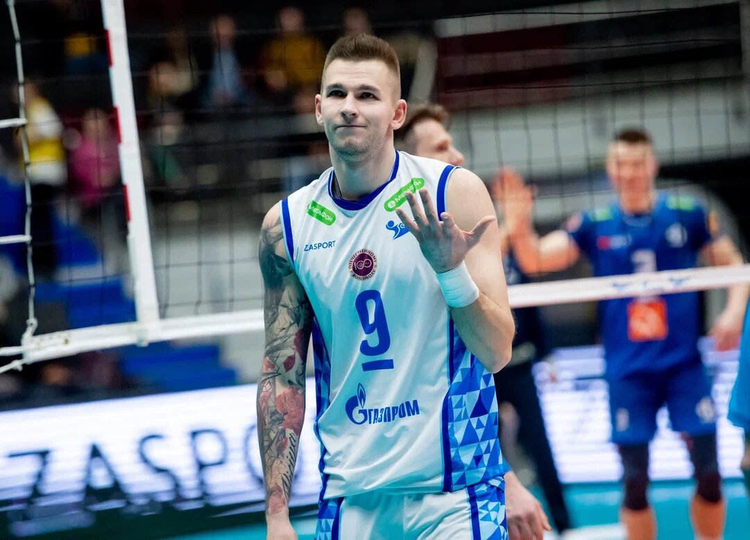 Капитан "Зенита" Иван Яковлев в матчах плей-офф лидером был и на площадке, и за ее пределами, но поход за медалями опять придется отложить. Фото: волейбольный клуб "Зенит" (Санкт-Петербург