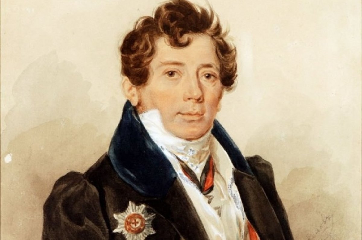    Александр Тургенев. Портрет работы Петра Соколова, 1820-е годы.