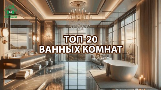 ТОП-20 роскошных ванных комнат ❣️ Смотрим фото идеи дизайна интерьера и наслаждаемся красотой