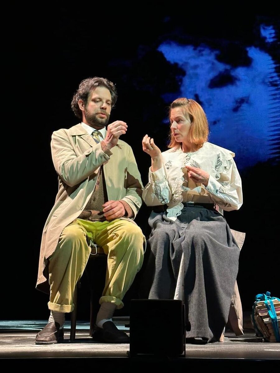 Сцена из спектакля "Мадам Бовари". Фото автора.