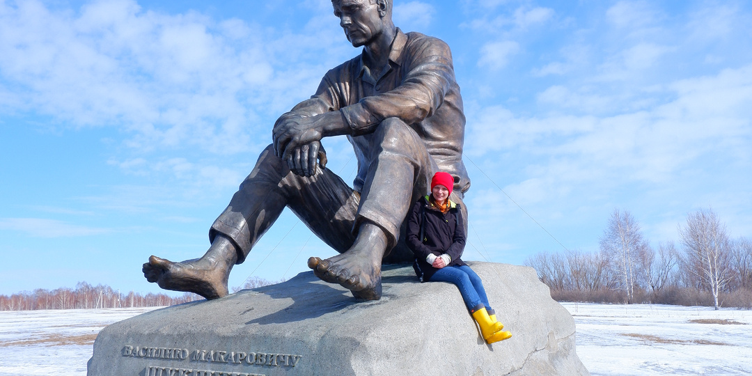 Свернули с Чуйского тракта к Шукшину на горе Пикет в Сростках