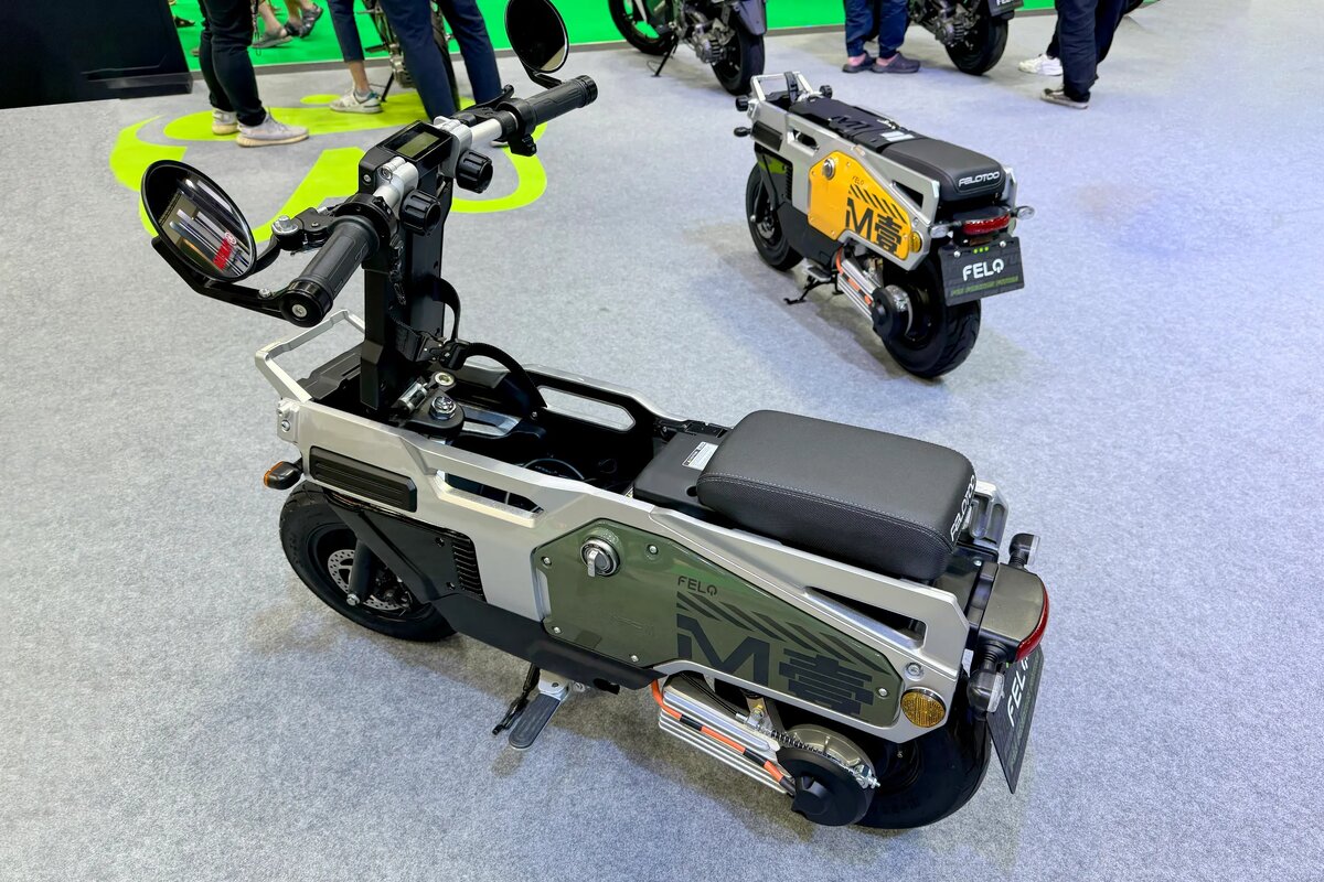    Складной мотоцикл Felo M1 может служить в качестве зарядной станции