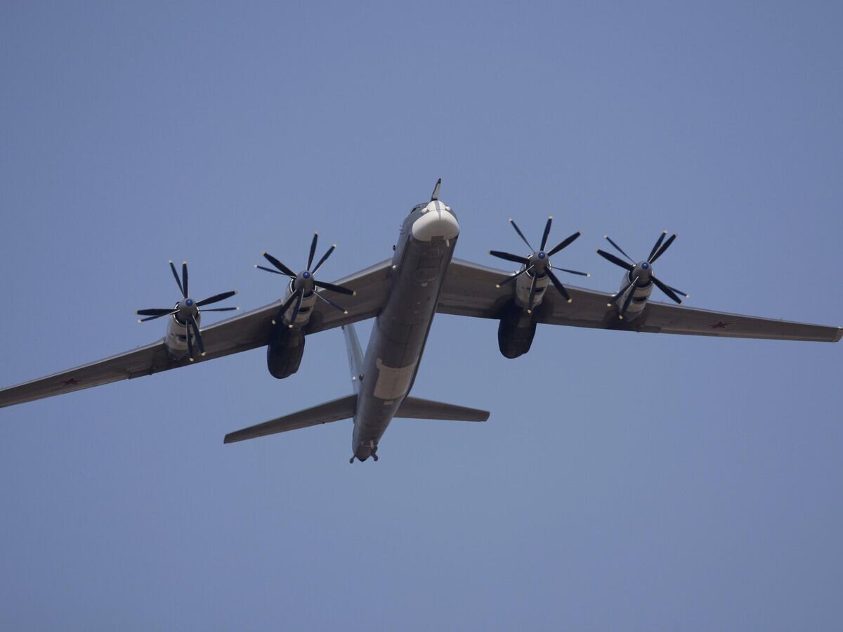    Тяжелый бомбардировщик-ракетоносец Ту-95МС© РИА Новости / Антон Денисов