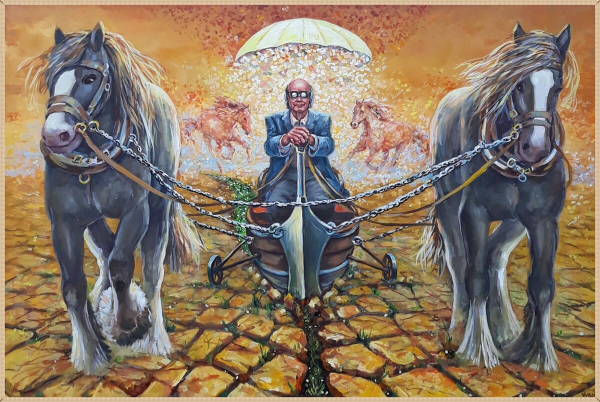 © Вилюс Вайшвила (Vilijus Vaisvila). Корабль пустыни. 80х120 см