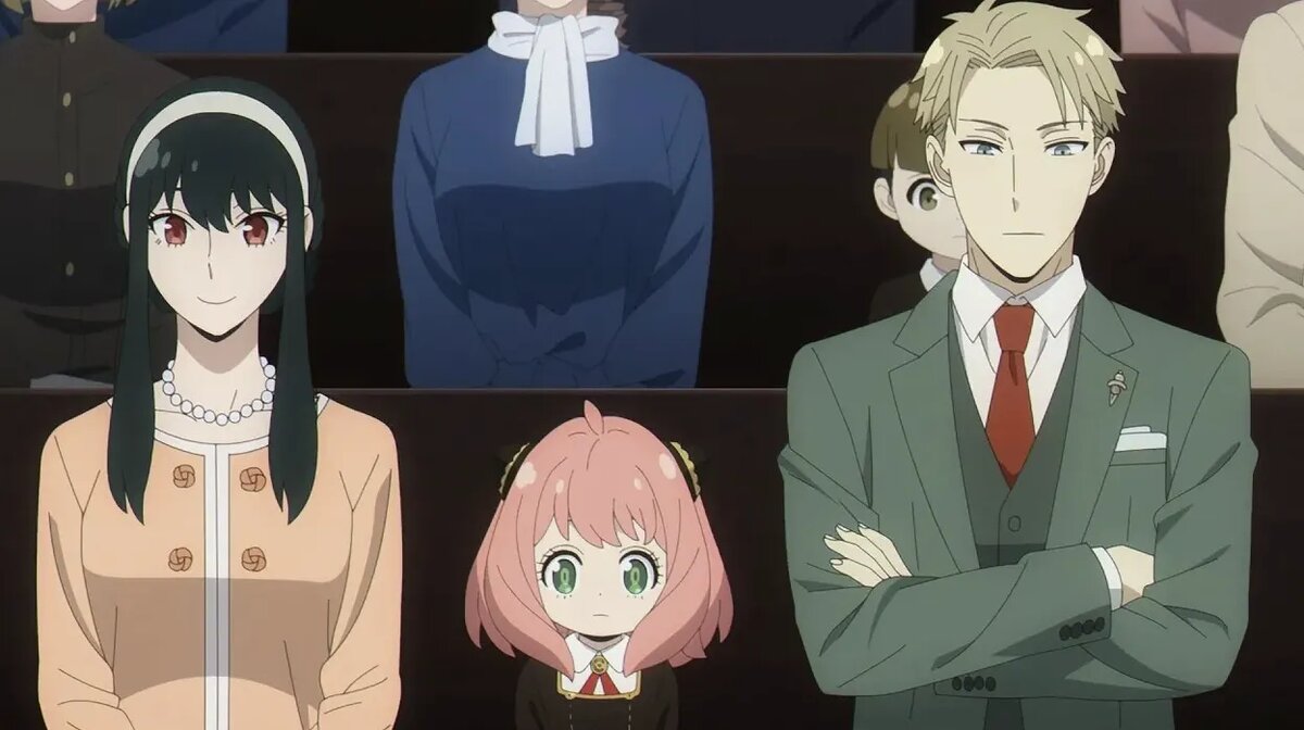 Кадр из аниме «Семья шпиона»   📷