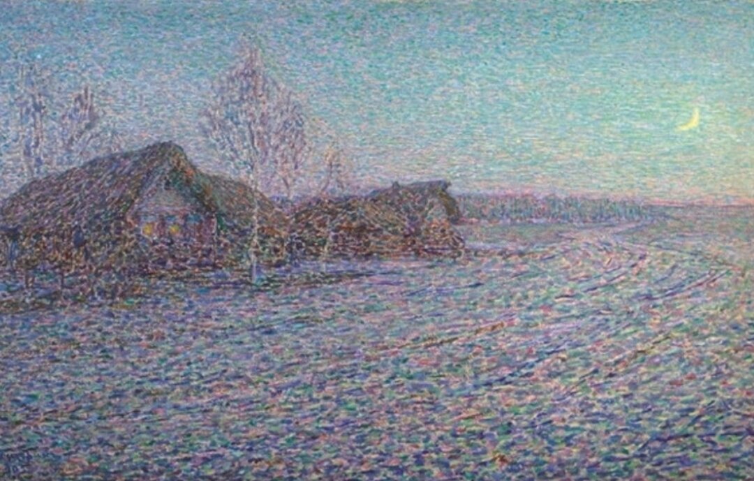 Лунная ночь. Художник Николай Васильевич Мещерин