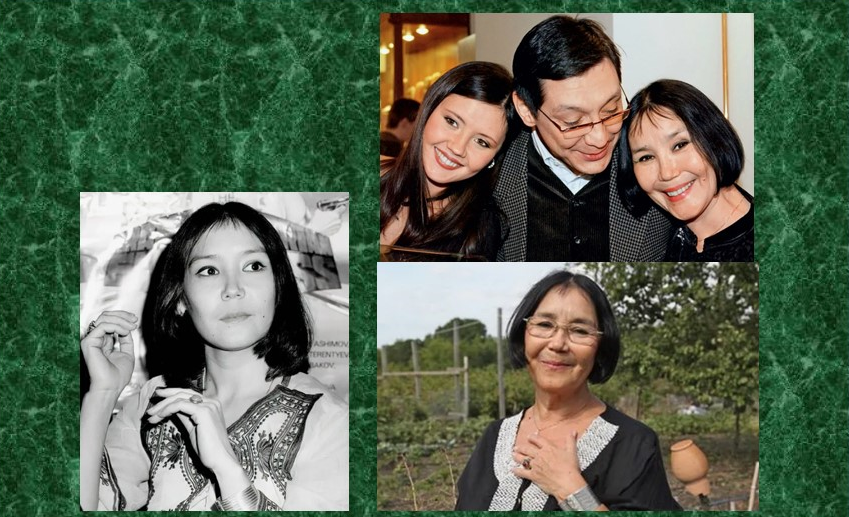 Наталия Аринбасарова - в молодости и сейчас