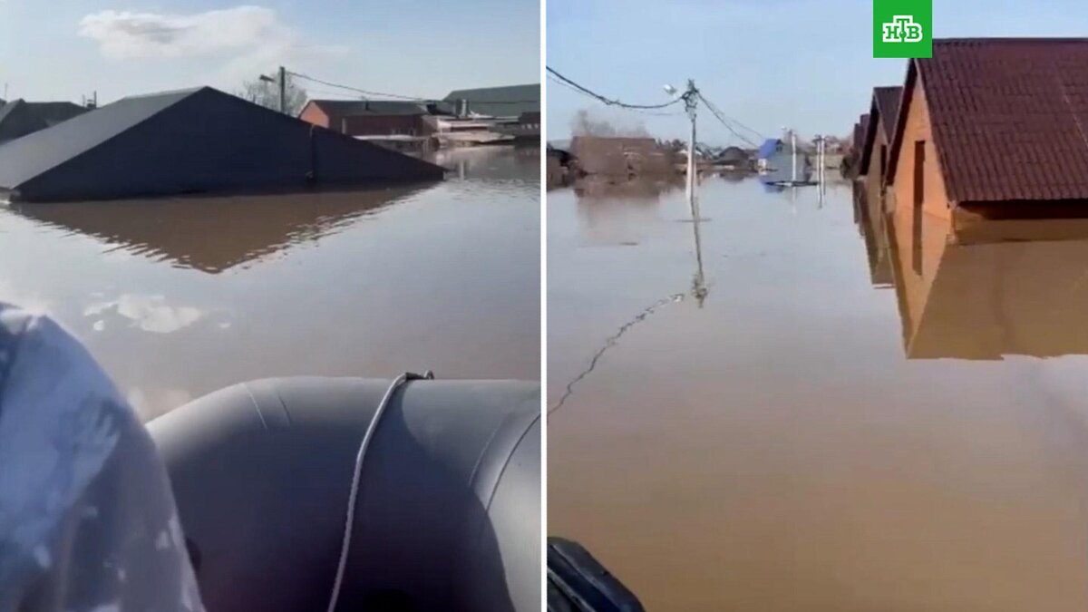 [ Смотреть видео на сайте НТВ ] В Сети появилось новое видео из затопленного Орска Оренбургской области. В Сети появились кадры из затопленного Орска.