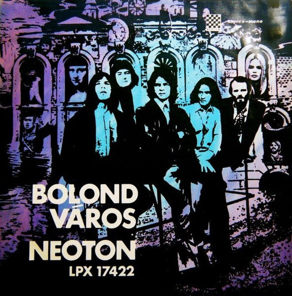 Оригинальная обложка LP "Bolond Város", 1970