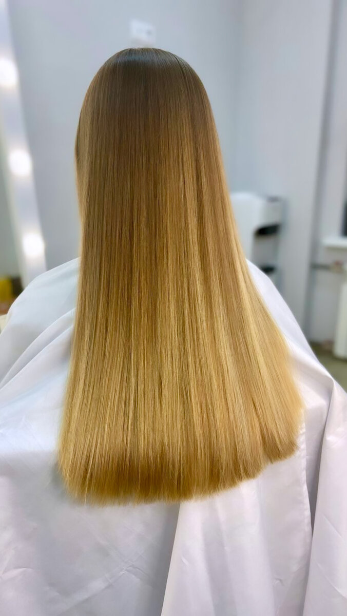 Волосы после ухода 