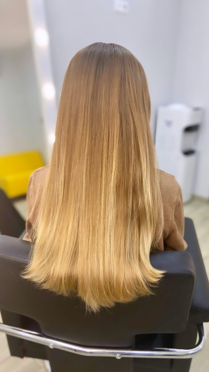 Волосы до ухода