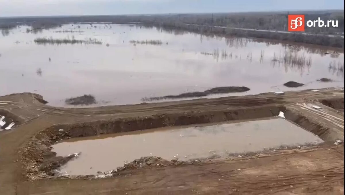 Вода подходит к Солнечному: в Оренбурге микрорайон оказался в зоне  подтопления | 56orb.ru | Дзен