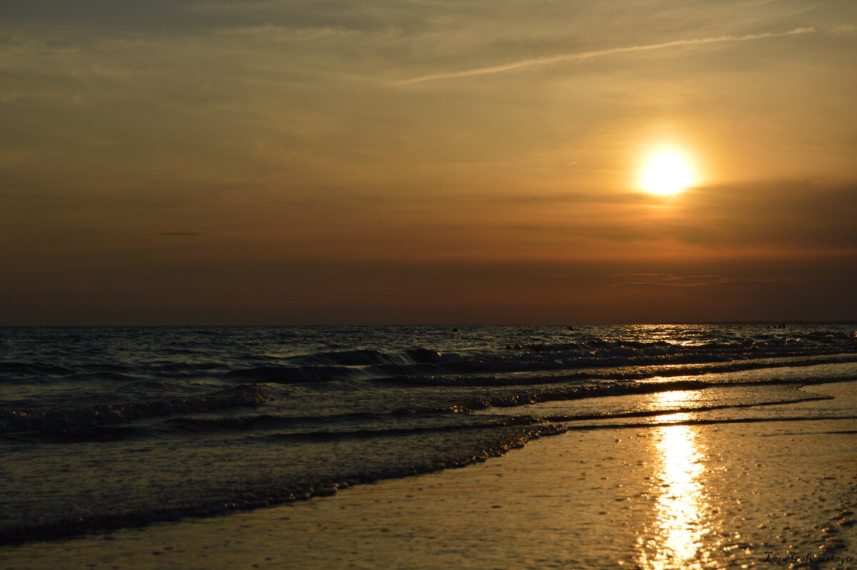 Закат в Витязево