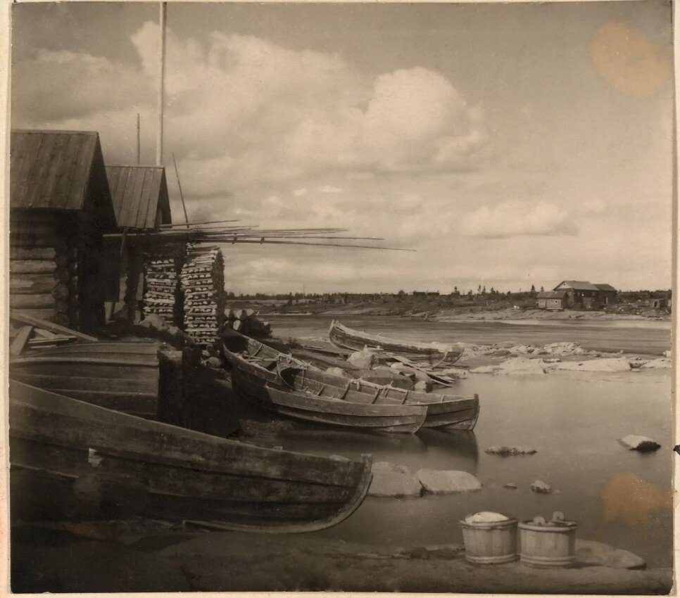 Маленькое рыбацкое поселение рядом с Анапой 