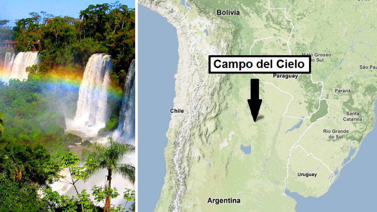 Метеоритное поле КампоДель-Сьело в Аргентине