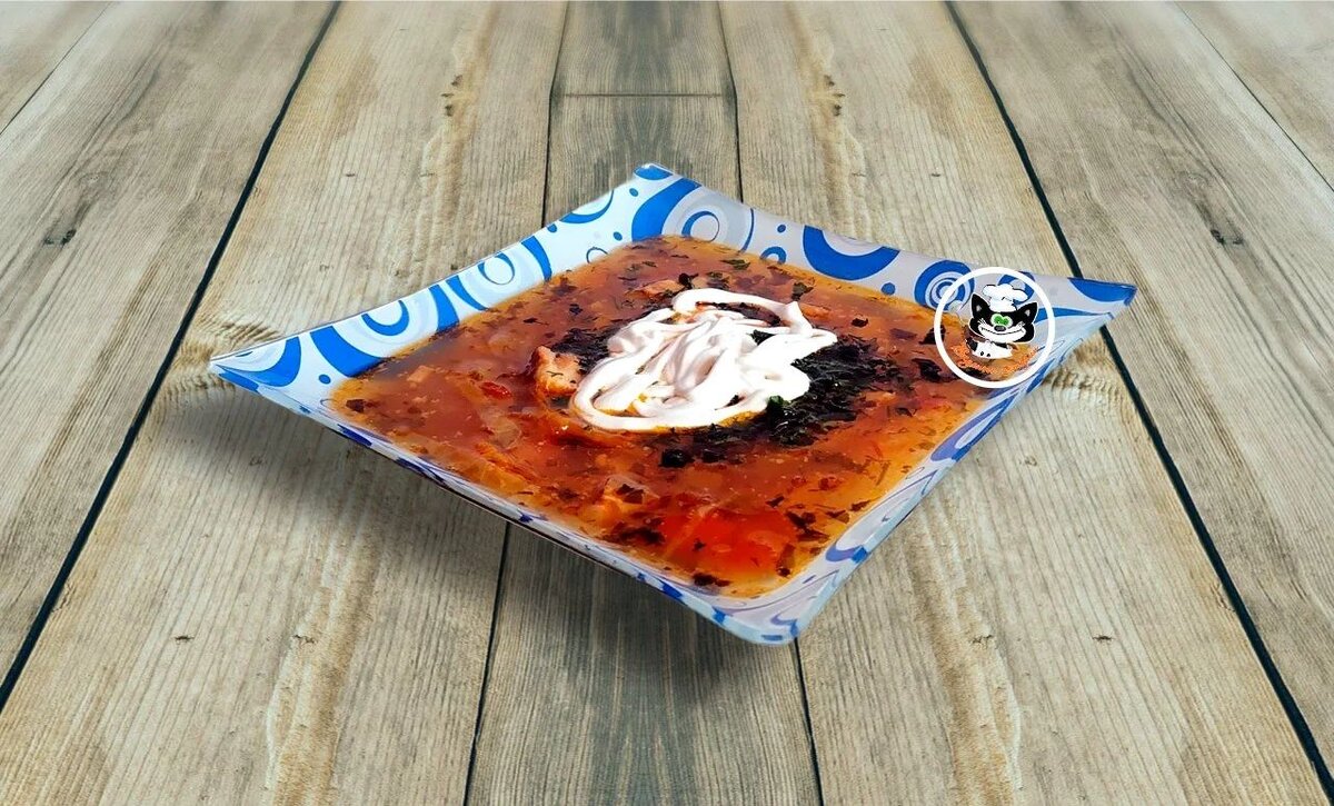 Щи из квашеной помидоры и болгарского перца