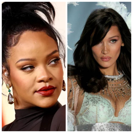 Рианна и модель Белла Хадид