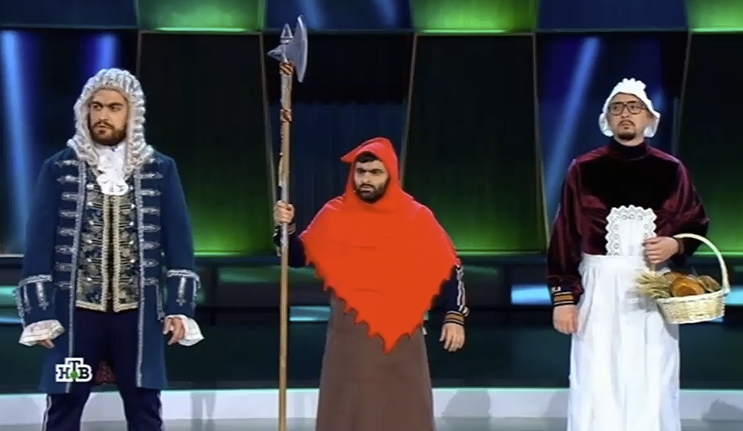 Кадр из выступления. 