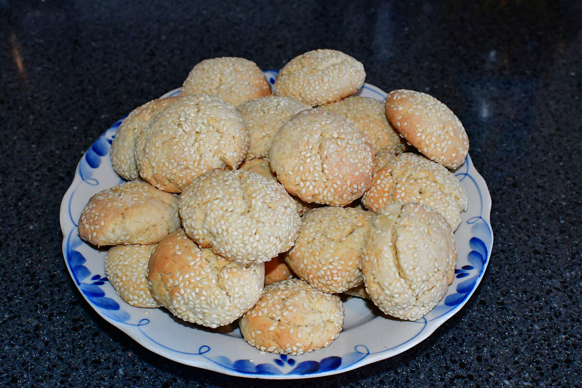 Печенье с кунжутом