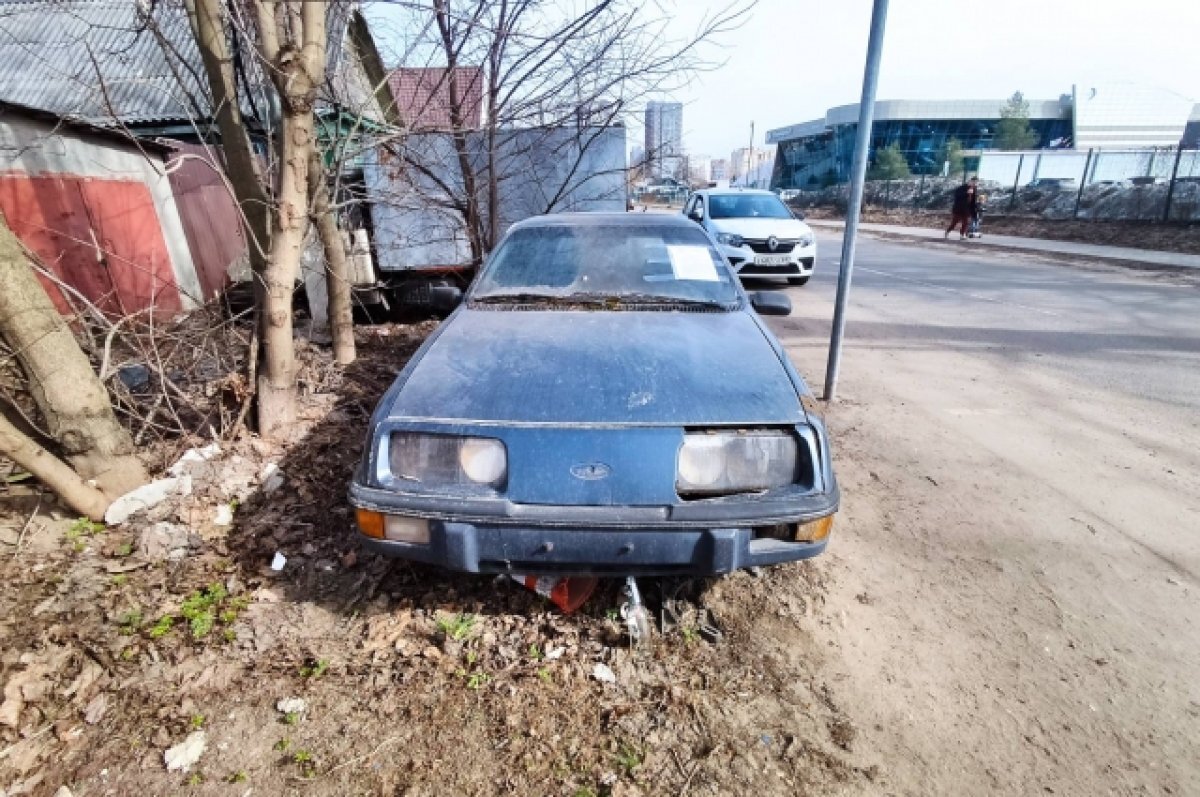    Администрация Твери ищет хозяина авто, которое имеет признаки брошенного