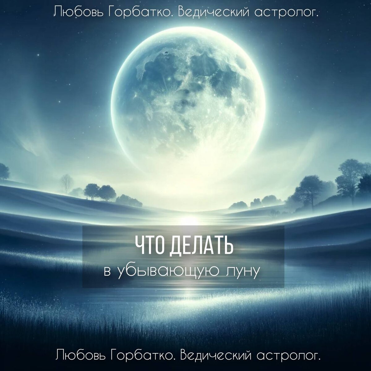 Что делать в убывающую Луну? | Любовь Горбатко|Ведический астролог | Дзен