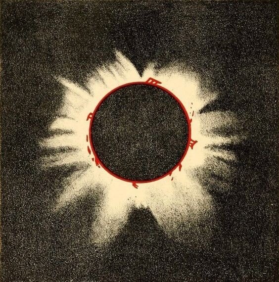 Фронтиспис, фрагмент. Les étoiles. 1895. 
