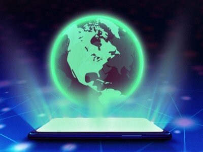    Экран смартфона использовали для создания 3D-голограмм