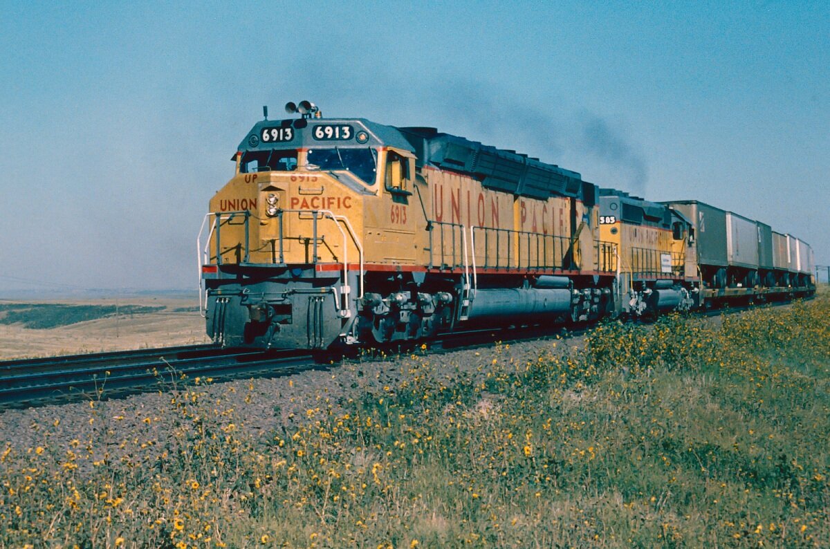 6913. Штат Вайоминг. 80-е. Сайт www.american-rails.com.
