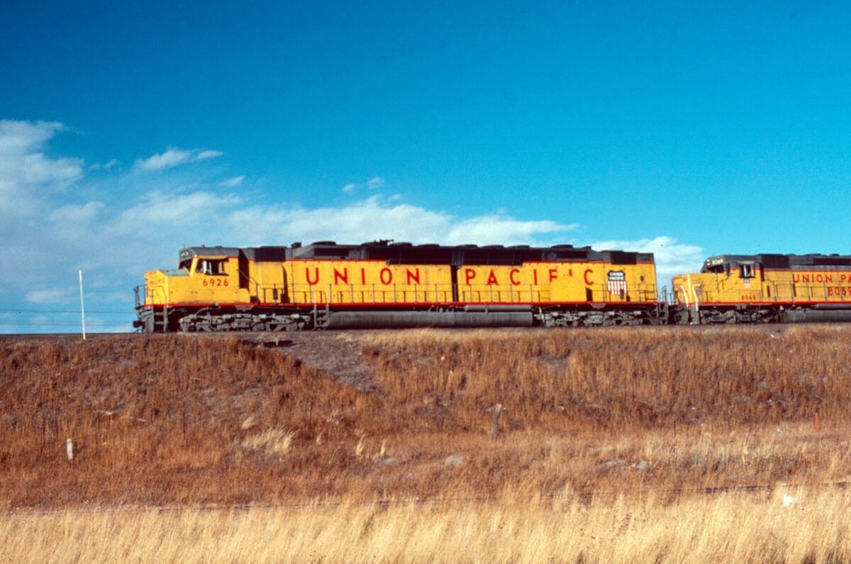 6926. Штат Вайоминг. 70-е. www.american-rails.com