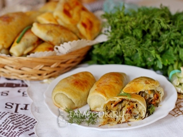 Тесто + капустная начинка = вкусная домашняя выпечка (7 идей)