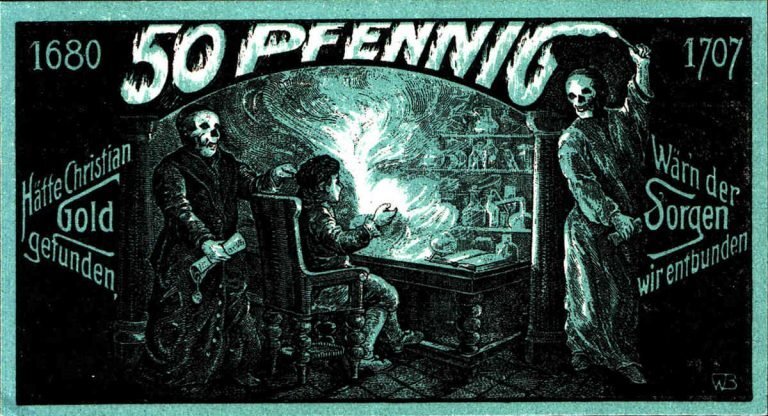 Купюры, которые выпускались в Германии после Первой мировой войны.