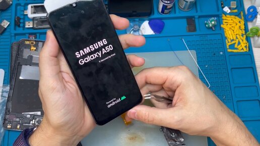 Samsung A50 не работает сенсор (touchscreen) Ремонт без замены экрана