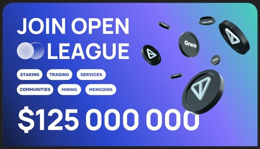 The open league logo