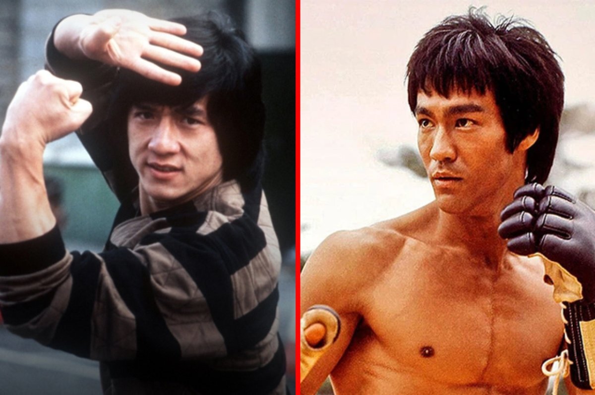    Джеки Чан и Брюс Ли.
