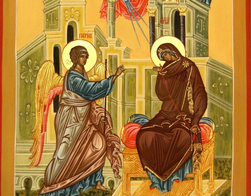    Что мы знаем о Благовещении? Икона Благовещение Пресвятой Богородицы (Московский Сретенский монастырь)