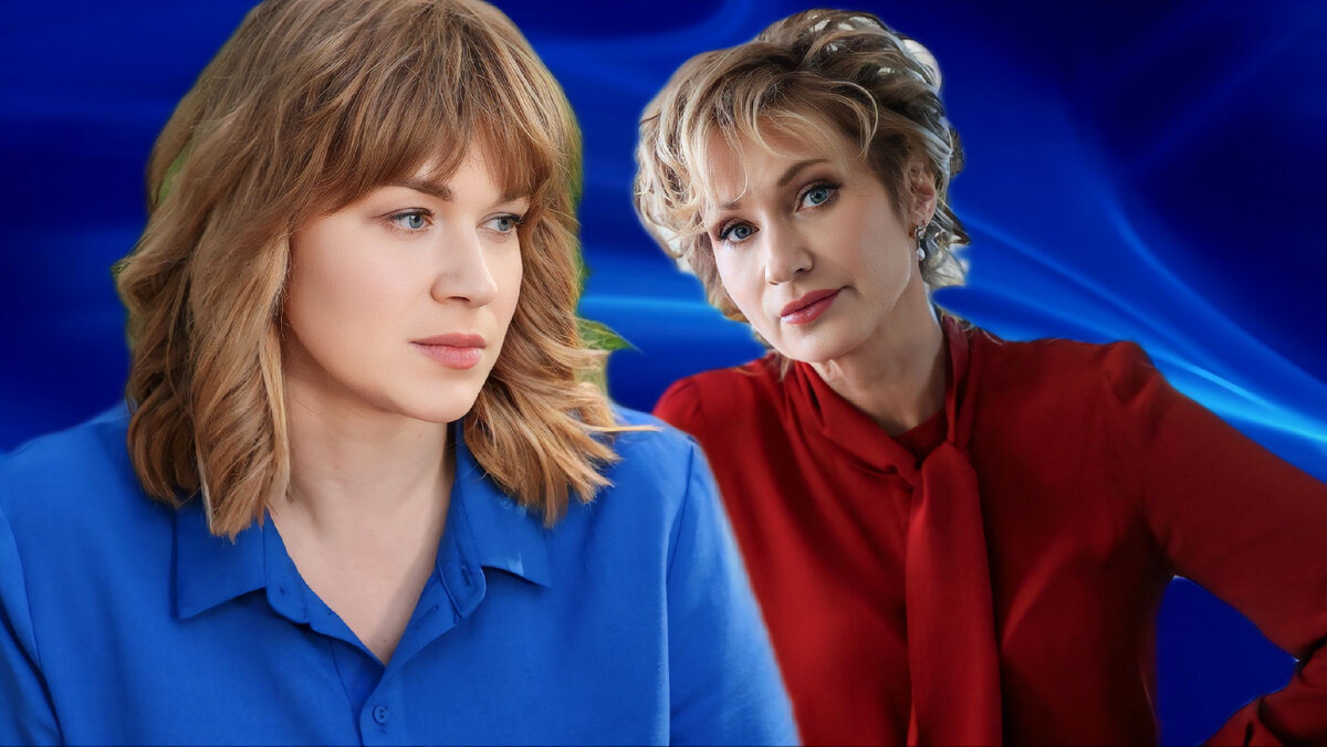 Сериал «Алоа-такси». Алла и свекровь. Коллаж