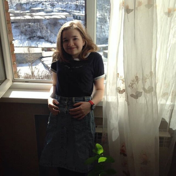    Алена Швец в детстве