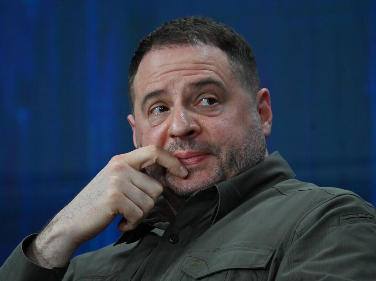    Руководитель Офиса Президента Украины Андрей Ермак© AFP 2024 / SERGEI SUPINSKY