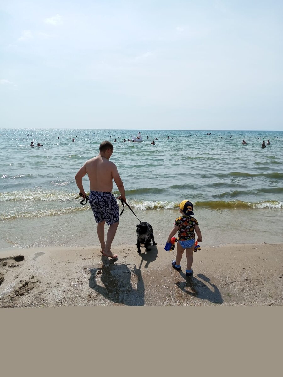 Фото автора. Чёрное море, пляж Джемете, Анапа. 