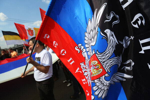 Во время митинга солидарности «Русская весна на Украине и в России» в Парке Горького, 2014 год / Антон Новодережкин/ТАСС   📷