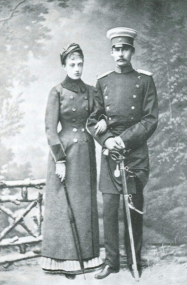 Анастасия Михайловна и Фридрих Франц Мекленбург-Шверинский. 1880 г. 