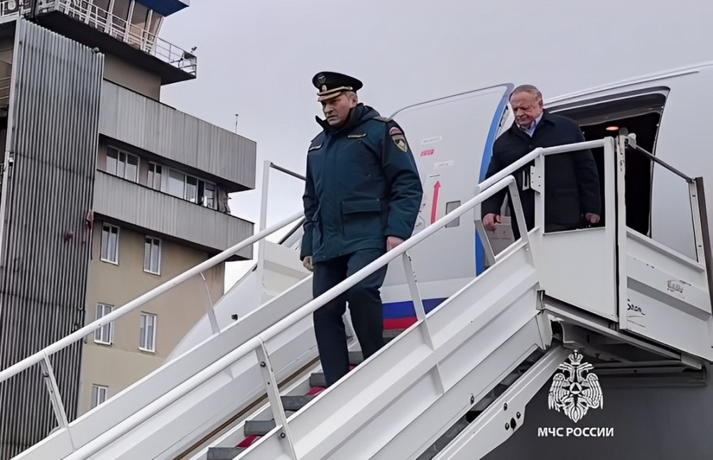    Глава МЧС России Александр Куренков Кадр из видео