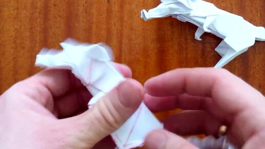 Крыса оригами, rat origami