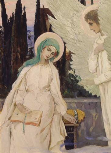 «Благовещение» Нестеров М.В. 1901 год.
