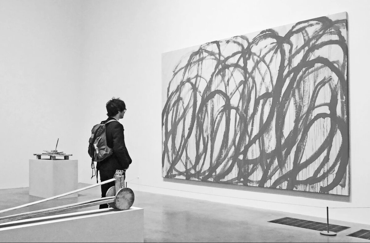 Современная живопись. Эта картина испанского художника оценивается в 170 тысяч евро. Смогли бы так же нарисовать?