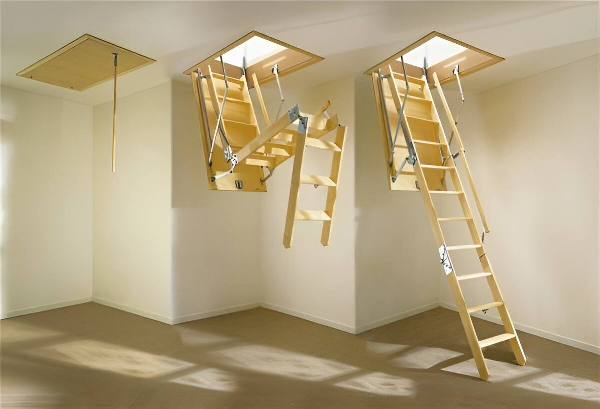 Чердачные лестницы — создают быстрый доступу к чердаку, идеальному месту для хранения вещей.-2