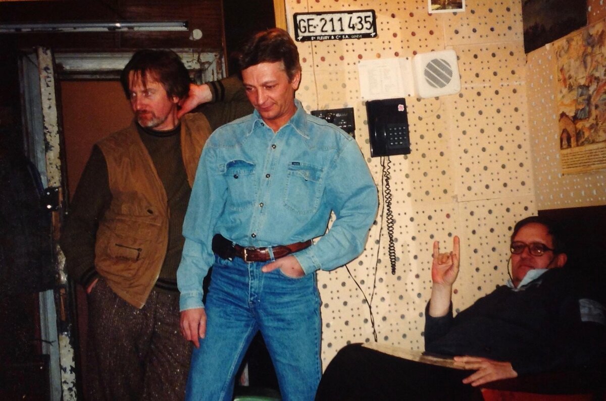 В студии звукозаписи