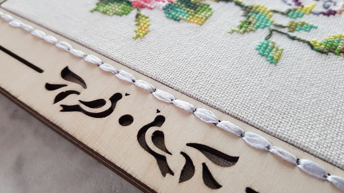 <<<   Оформление в рамку от Т.М.Щепка с помощью атласной ленты >>>